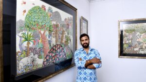 Komakula Raja Sekhar’s goats star in his solo art exhibition at Chennai’s Focus Gallery