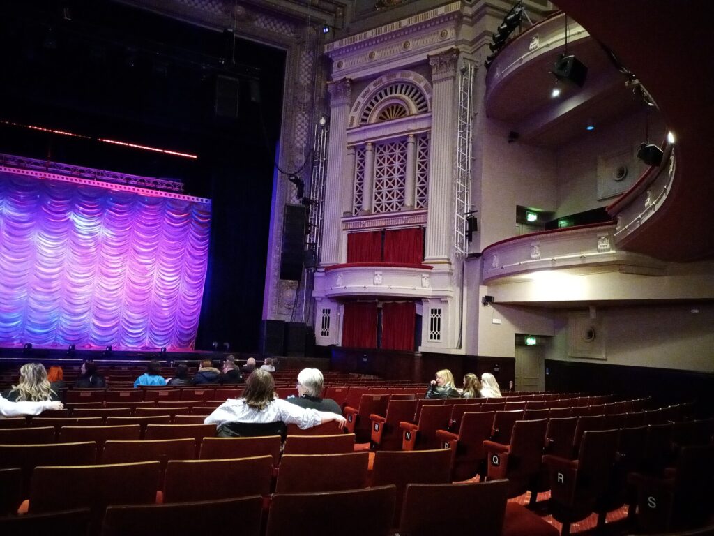 Interior of Edinburgh Playhouse, venue for San Francisco Ballet’s Mere Mortals