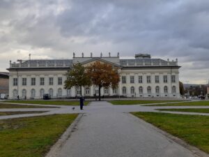 Charles Ray at Fridericianum — contextual exterior view of the museum in Kassel