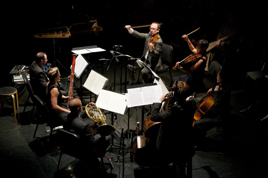 International Contemporary Ensemble in a 2013 contextual image for TIME:SPANS 2026