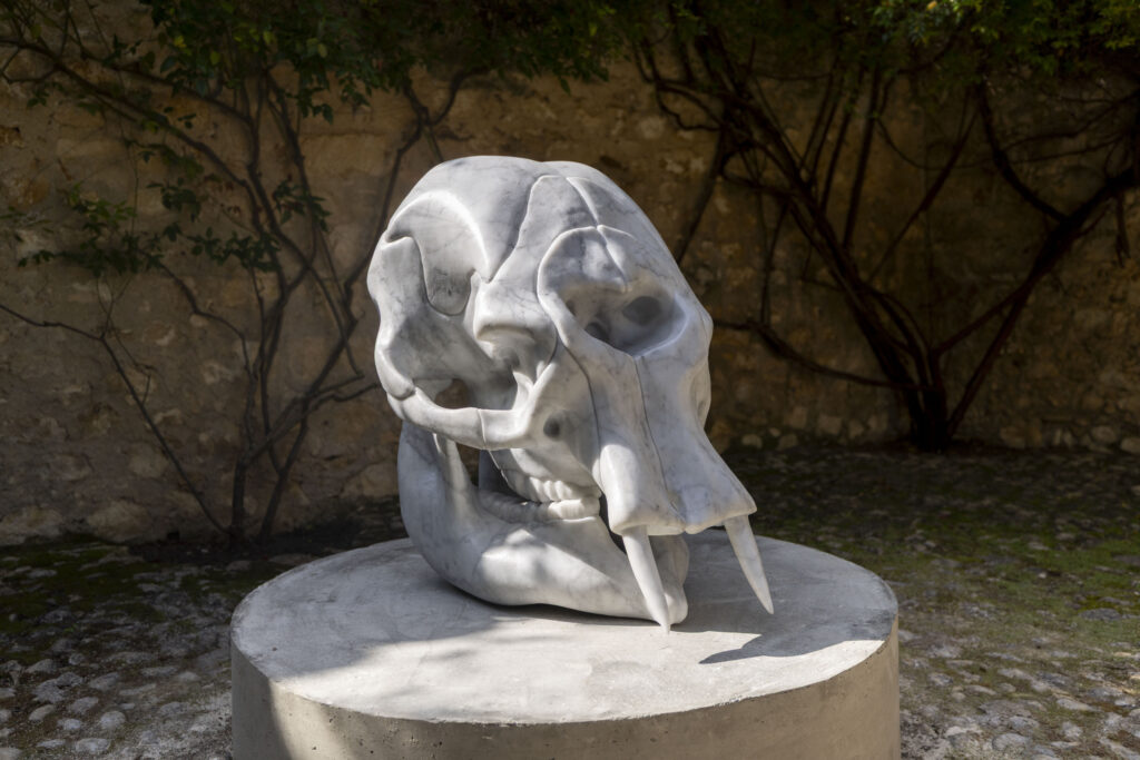 Falconeri, a 2026 marble sculpture by Monira Al Qadiri