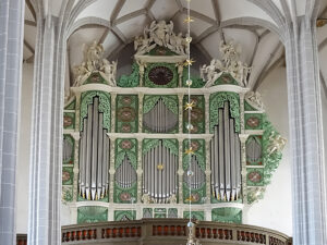 Sun Organ inside St Peter and Paul Church in Görlitz, venue of the Lausitz Festival opening concert