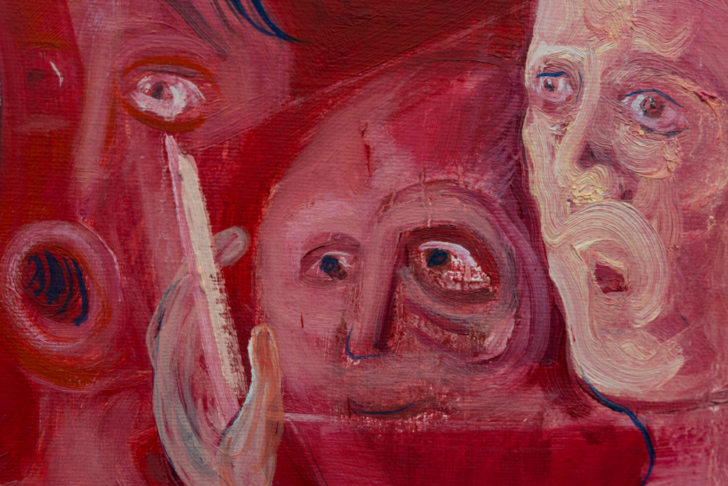 Detail of Hard Teeth by Brilant Milazimi, 2026