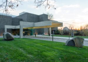 North entrance of the Cleveland Museum of Art, the venue for Emma Amos’s The Gift exhibition