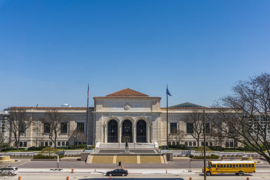 Detroit Institute of Arts seen from the Detroit Public Library