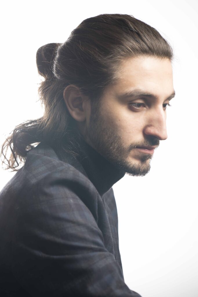 Portrait of Azerbaijani pianist and composer Isfar Sarabski