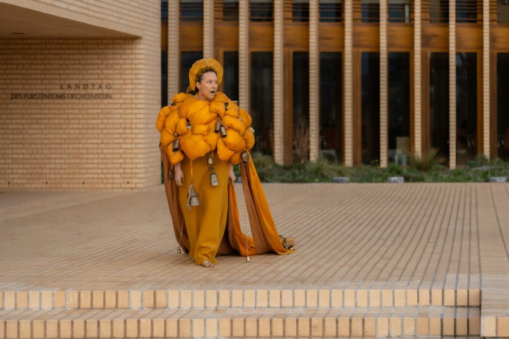 Martina Morger performing Ceremony in Vaduz, 2025