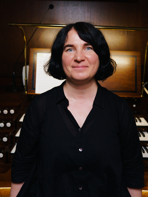 Portrait of Belarusian composer and organist Olga Podgaiskaya