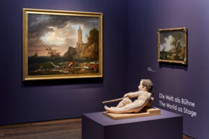 Installation view of Talking Pictures at the Arp Museum Bahnhof Rolandseck