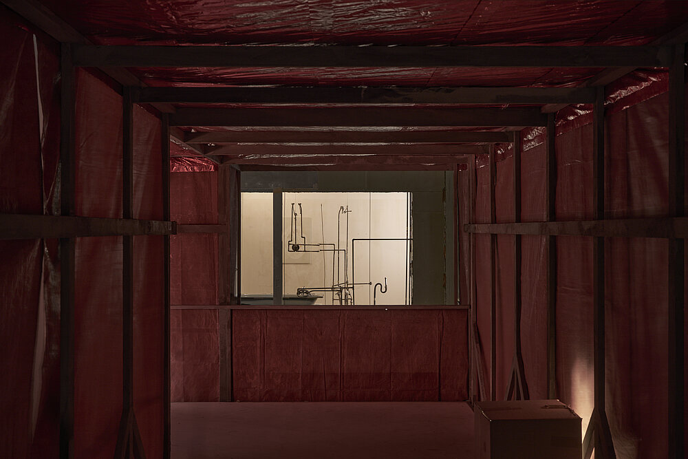 Installation view of Figure of the Child by Tolia Astakhishvili at mumok, Vienna, 2026