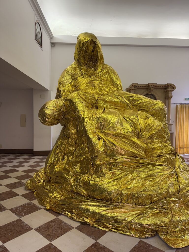 Pietà in the Emergency Blankets by Velimir Zernovski, 2026