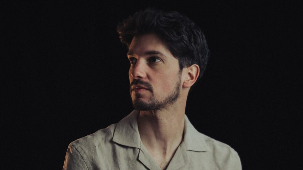 Portrait of Portuguese composer Igor C Silva
