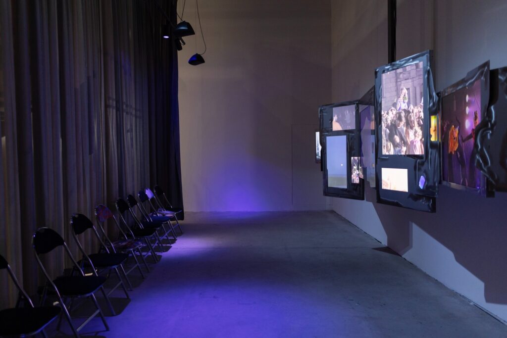 Installation by MAREUNROL’S at the Latvian Pavilion, photographed by Kristīne Madjare
