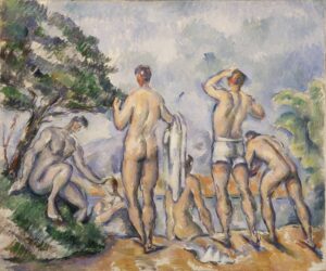 Paul Cézanne’s Bathers, painted between 1890 and 1892, included in Painting the French Riviera